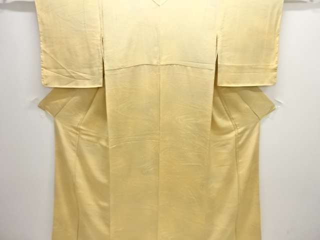 流水模様織り出し暈し色無地着物